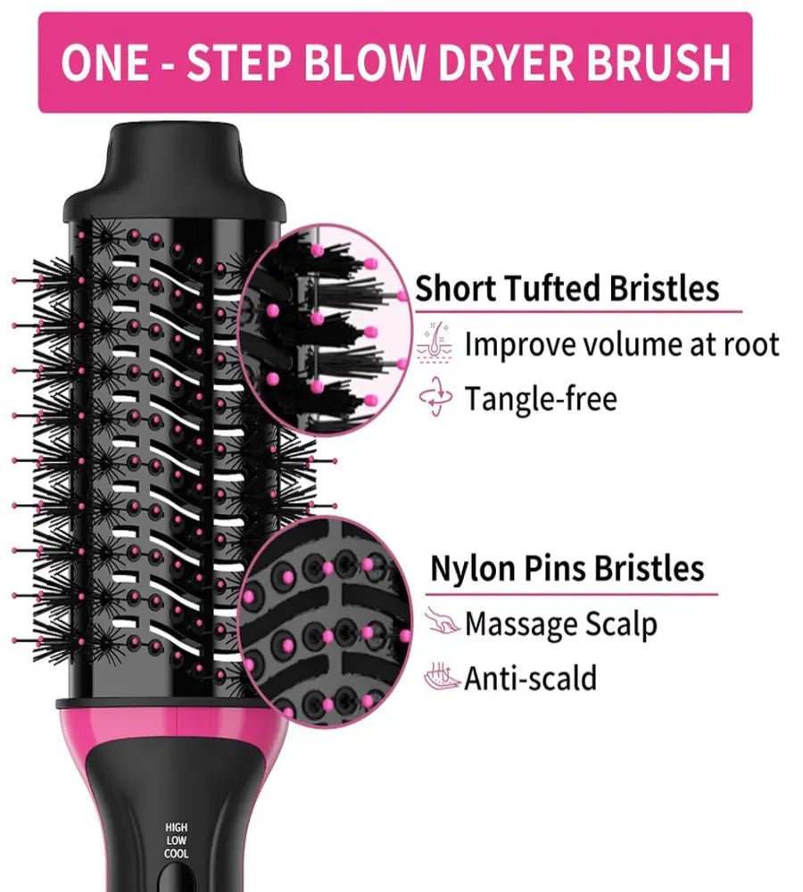 3 - IN - 1 Hot Air Brush & Straightener - VAULTMART