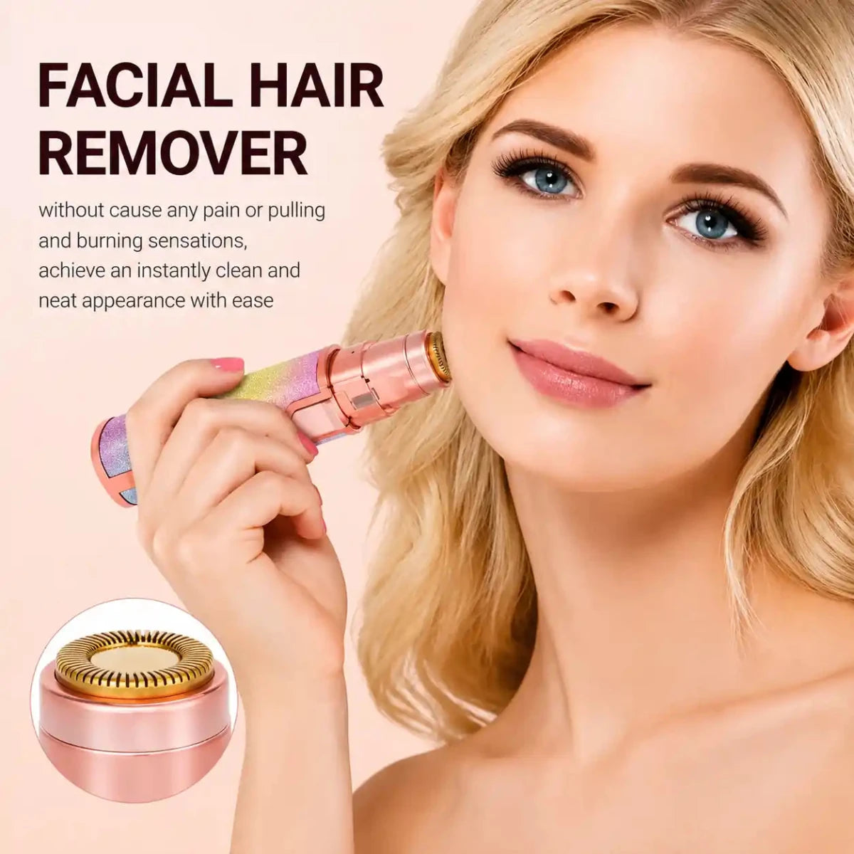 2 in 1 Flawless Painless Precision Rechargeable LED Trimmer - ETHEREAL