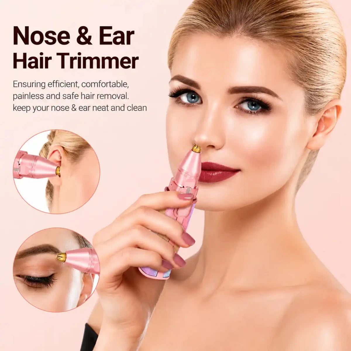 2 in 1 Flawless Painless Precision Rechargeable LED Trimmer - ETHEREAL