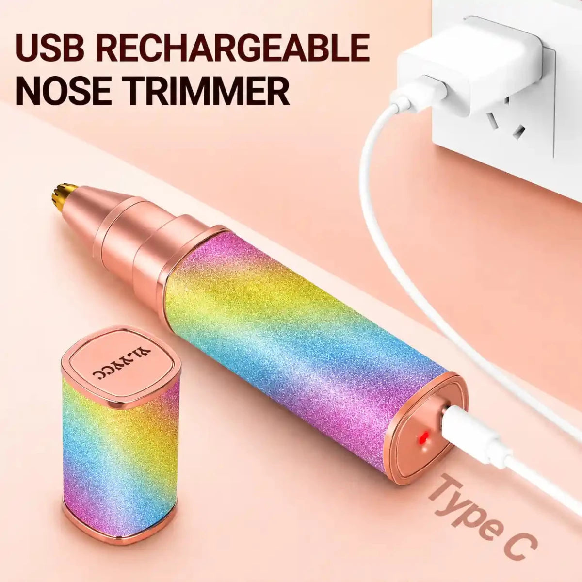 2 in 1 Flawless Painless Precision Rechargeable LED Trimmer - ETHEREAL