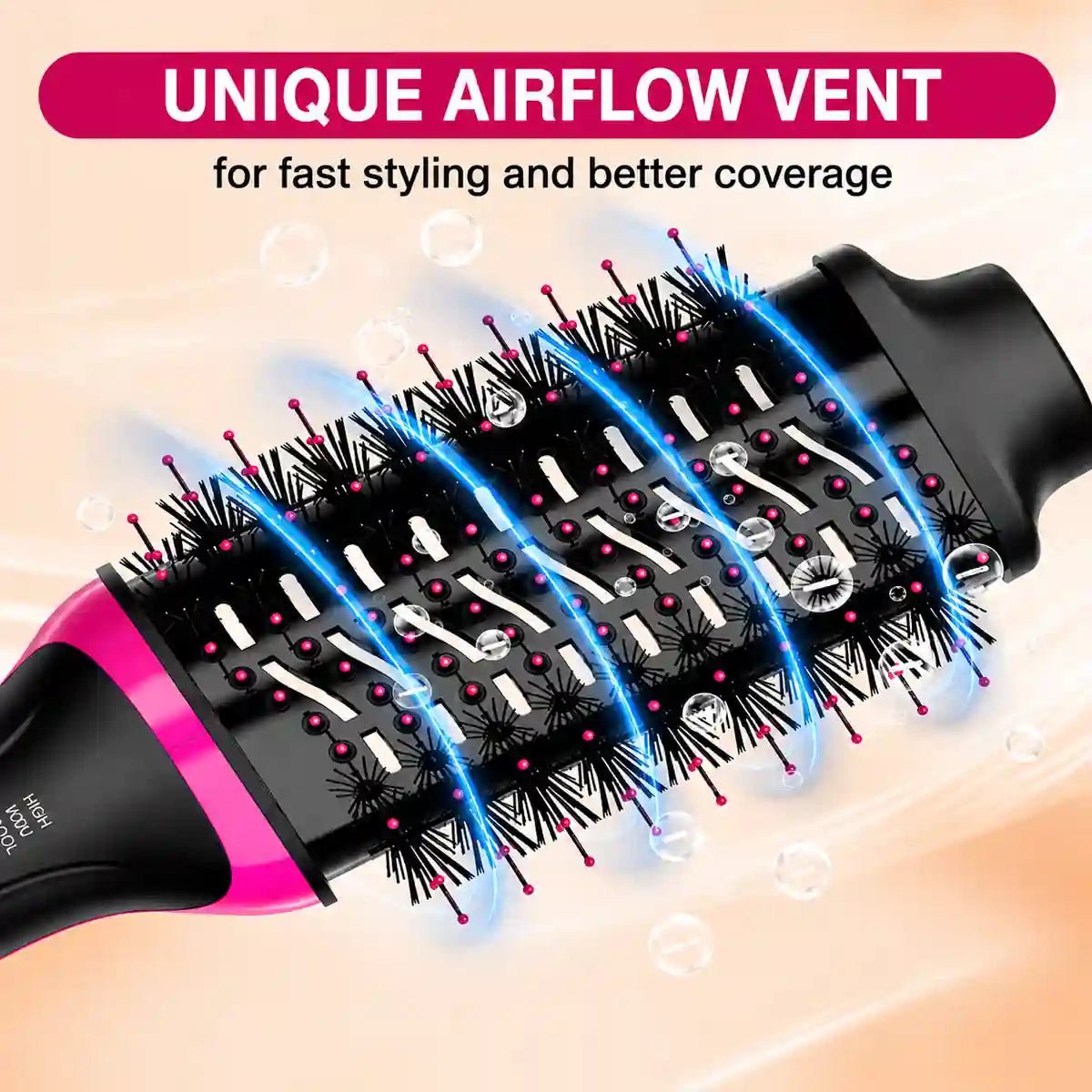 3-IN-1 Hot Air Brush & Straightener - ETHEREAL