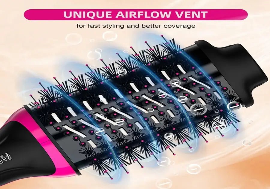3 - IN - 1 Hot Air Brush & Straightener - VAULTMART